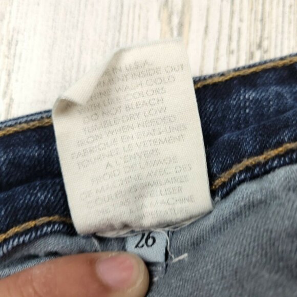 Textile Elizabeth And James Denim Blue Women's Jeans Debbie Skinny Size 26 EUC - Picture 8 of 10
